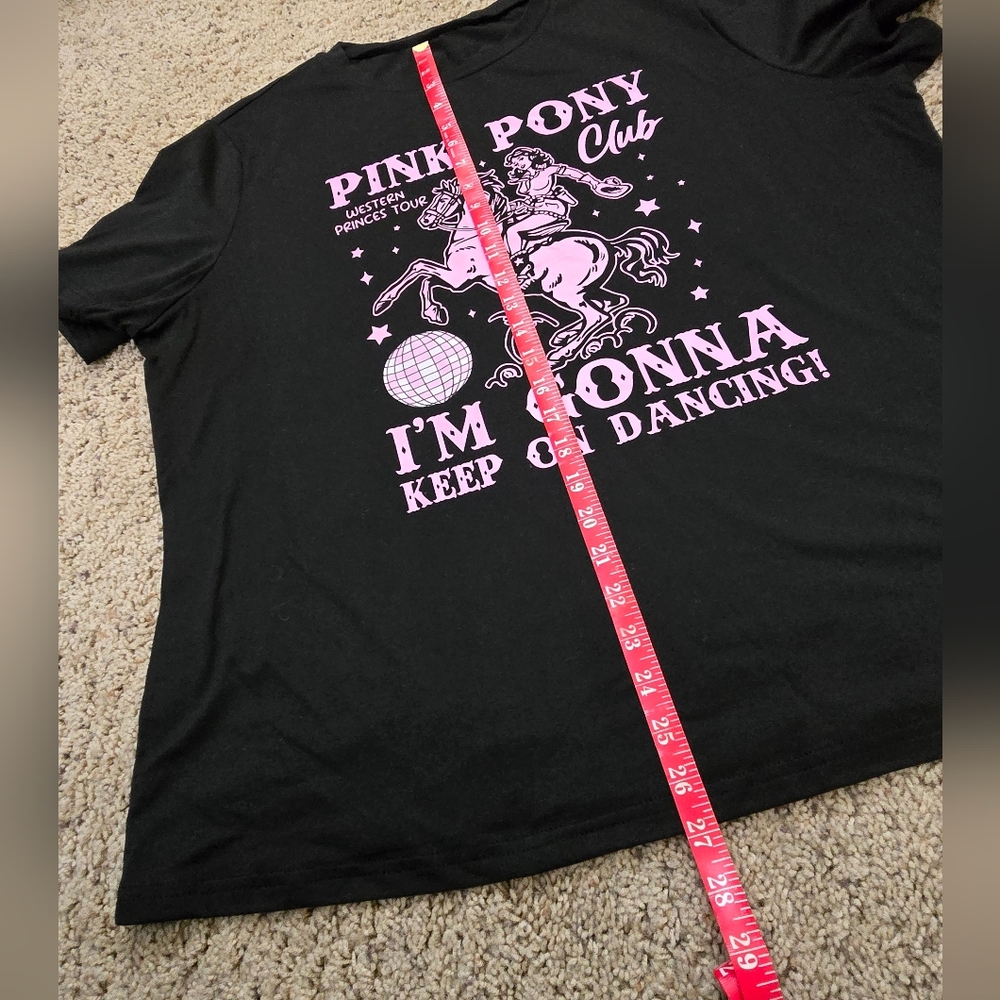Pink Pony Club Grafic T-Shirt NWOT - Picture 4 of 6